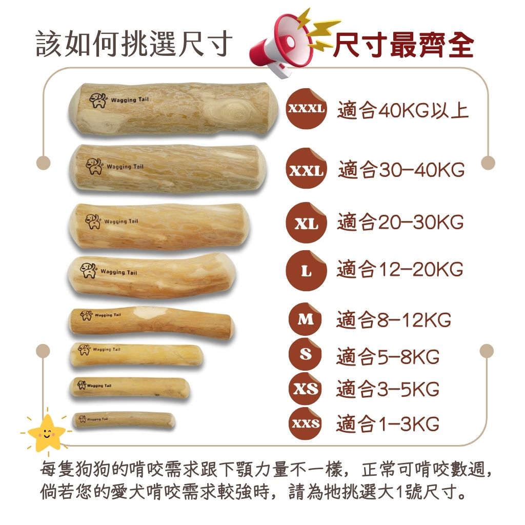 搖尾巴咖啡啃咬木尺寸表